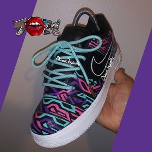 ☆CUSTOM☆ Nike Air Force 1 One Geometric